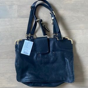 BNWT Anthropologie leather shoulder bag